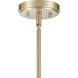 Avell 6 Light 28 inch Modern Gold Pendant Ceiling Light
